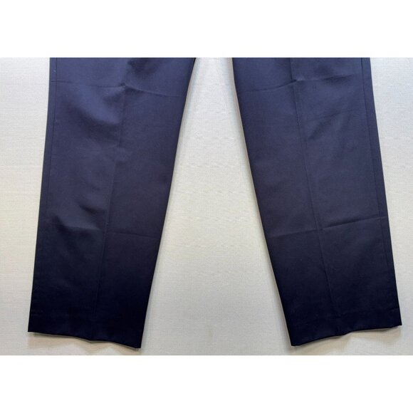 Eddie Bauer Ruston Fit W44 Dress Casual Pants Wrinkle & Stain Resistant Navy - Picture 6 of 8